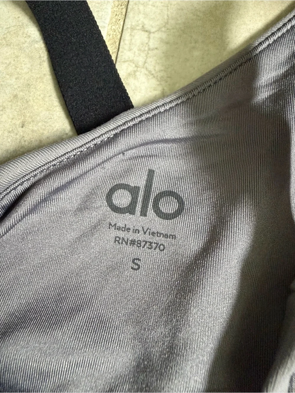 Alo Yoga Repose Asymmetrical One Shoulder Tank in purple dusk Size S